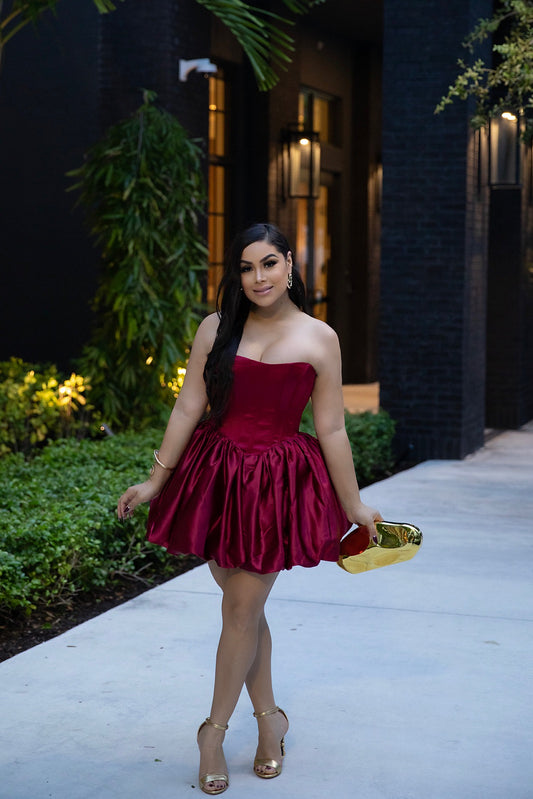 Burgundy Obsession Dress